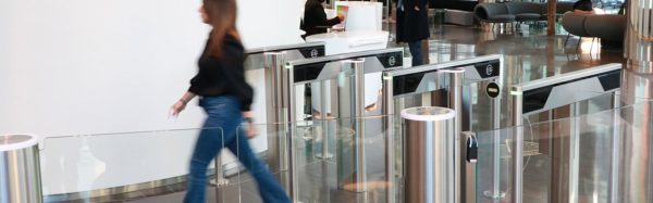 SlimLane speed gate turnstiles