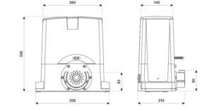 BULL624ESA.S Technical Drawing